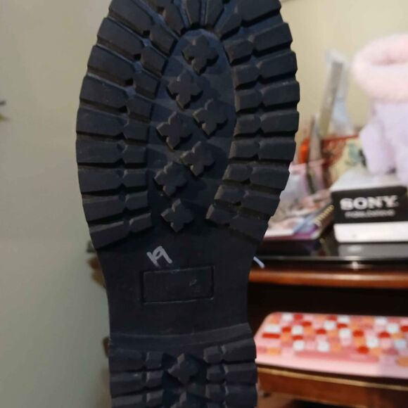 Jesus Faith Over Fear Leather Boots-Christian Shoes For Men size 8/Women size 9 main image 5